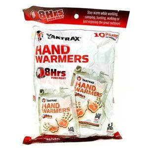 20x Yaktrax Hand Warmers 8 Hrs Pure Heat